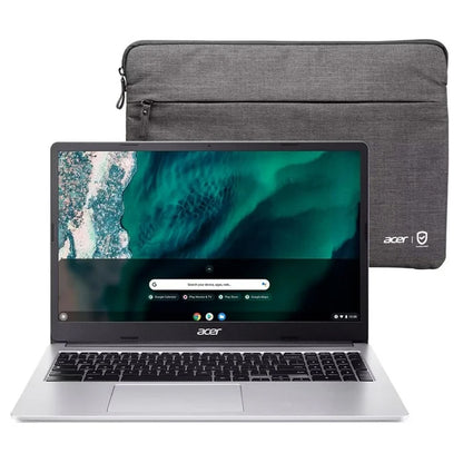 Acer Chromebook CB315-3H-C69K Celeron® N4020 64GB eMMXC 4GB 15.6" (1280x768) Chrome OS Carrying Sleeve SILVER