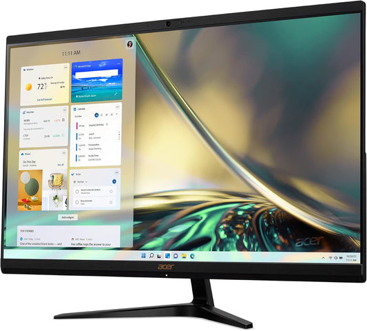 Acer Aspire C27-1700-UR11 ALL-IN-ONE Core™ i5-1235U 512GB SSD 8GB 27” (1920x1080) WIN11 BLACK Wireless Keyboard & Mouse - Lead Time: 0 days - MOQ: 1 - MXQ: 500 - Part Number: C27-1700-UR11-R
