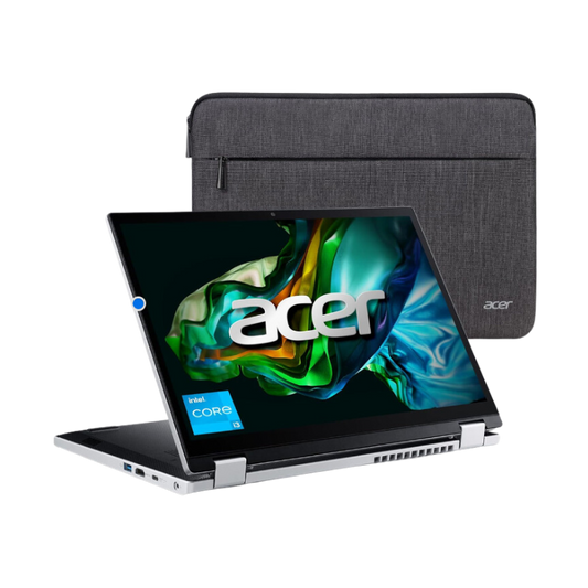 Acer 3 SPIN A3SP14-31PT-32M6 2-IN-1 Core™ i3-N305 256GB SSD 8GB 14" (1920x1200) TOUCHSCREEN WIN11 S PURE SILVER