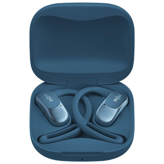Shokz OpenFit Air Open-Ear True Wireless Earbuds STONE BLUE ; Bluetooth / WiFi, Siri / Google Assistant Compatible, Water Resistant, Carrying Case, Up to 6Hrs Battery Life - Lead Time: 7 days - MOQ: 1 - MXQ: None - Part Number: T511-ST-SB-US-326